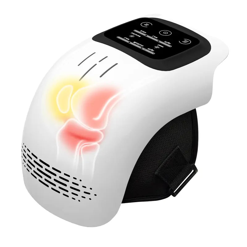 Knee Massager for Pain Relief, Heat and Red light with Massage Therapy