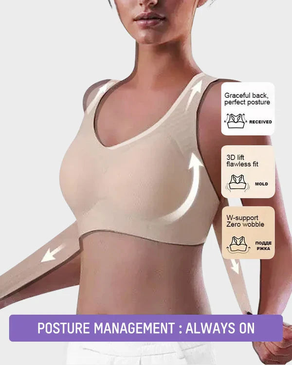 Cross-Back Posture Bra